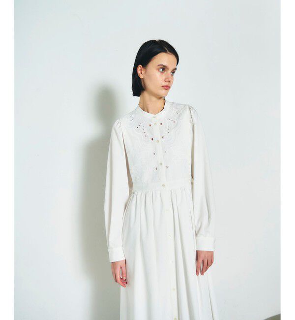 Diagram「刺繍シャツワンピース」|ワンピース|