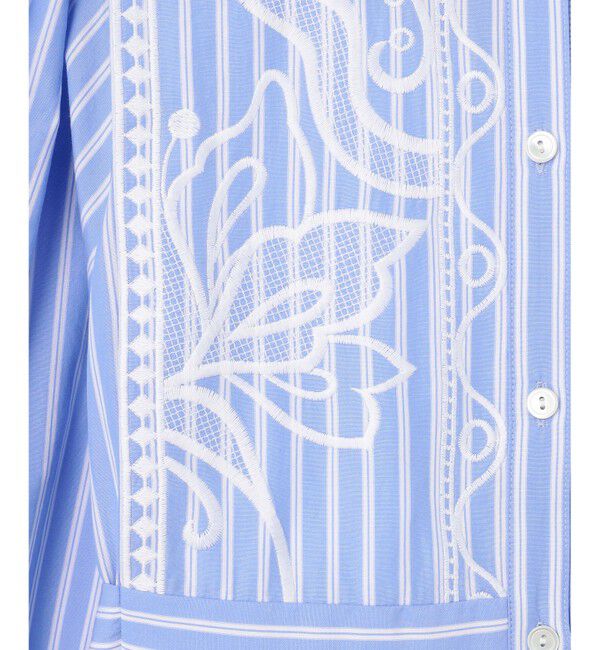 Diagram「刺繍シャツワンピース」|ワンピース|