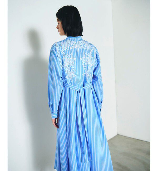 Diagram「刺繍シャツワンピース」|ワンピース|