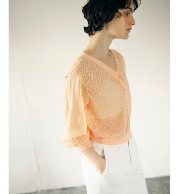 GRACE CONTINENTAL「シアードルマンニットカーディガン」|カーディガン|