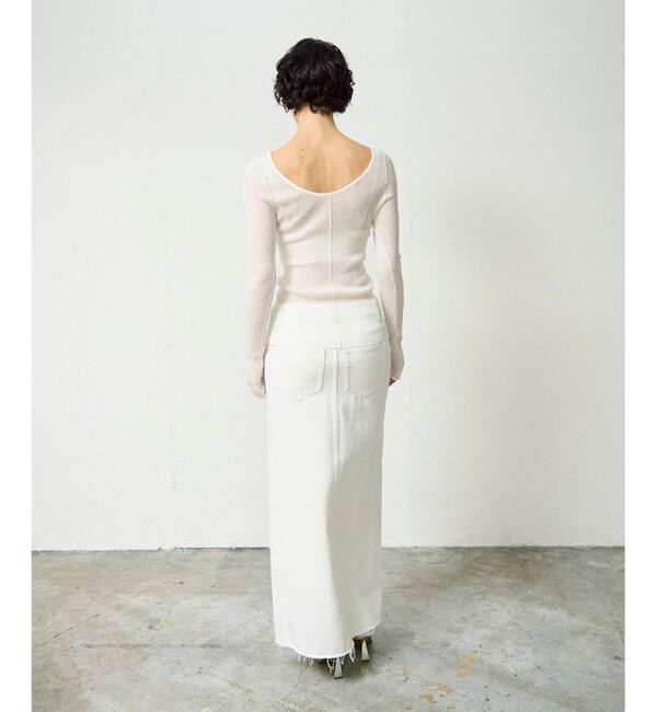 Grace Class「ラメシアーリブニットトップ」|ニット・セーター|