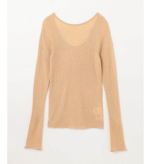 Grace Class「ラメシアーリブニットトップ」|ニット・セーター|