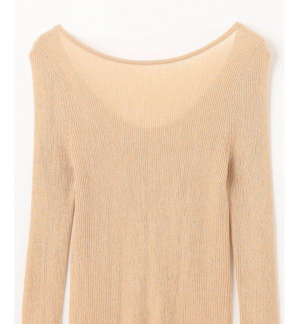 Grace Class「ラメシアーリブニットトップ」|ニット・セーター|