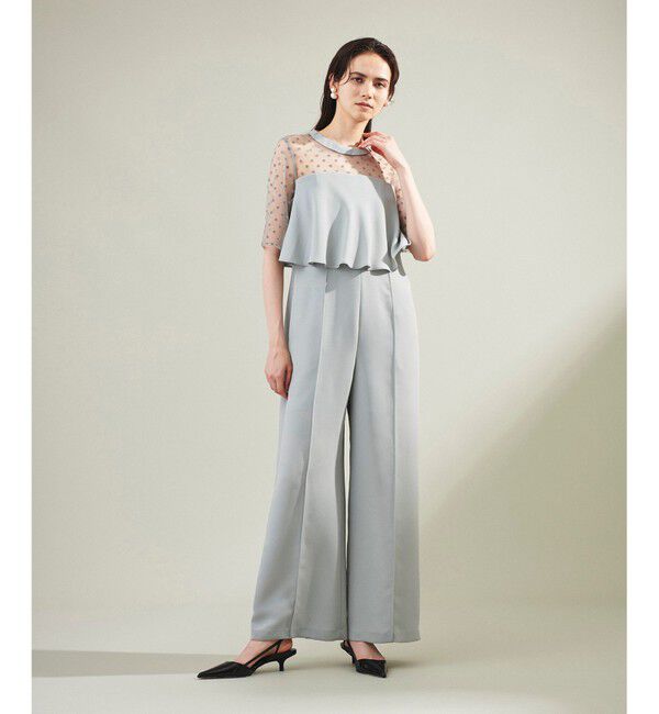 Grace Class「ドットチュールサロペット」|オールインワン|