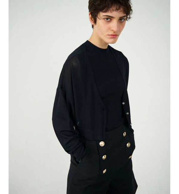 Diagram「ショートドルマンニットカーディガン」|カーディガン|