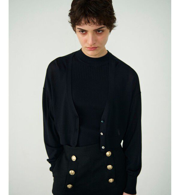 Diagram「ショートドルマンニットカーディガン」|カーディガン|