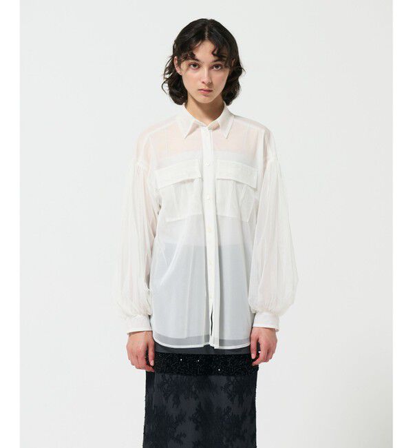 Diagram「チュールレイヤードシャツ」|シャツ・ブラウス|