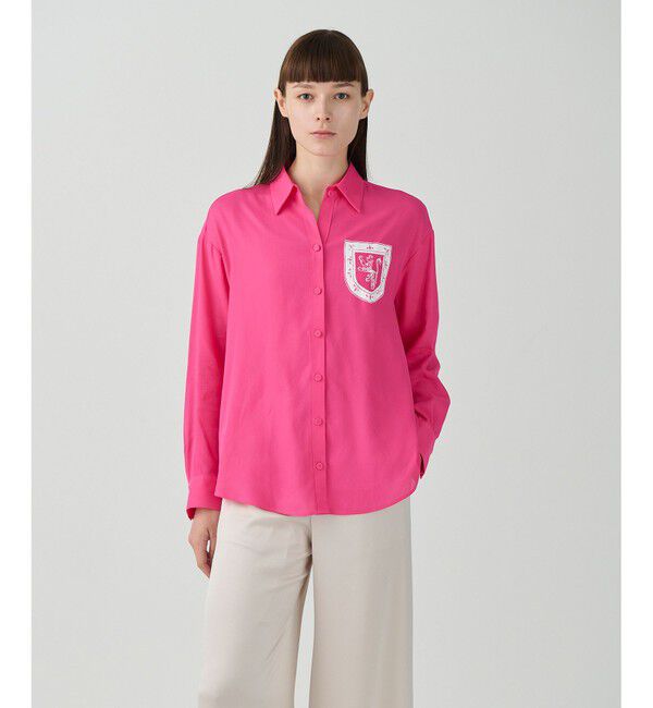 Grace Class「ダブルジョーゼットシャツ」|シャツ・ブラウス|ピンク