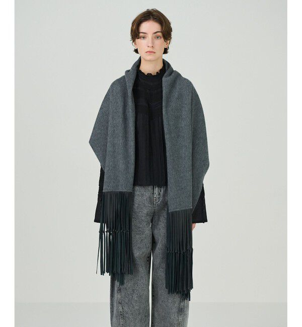 GRACE CONTINENTAL「フリンジストール」|ストール|