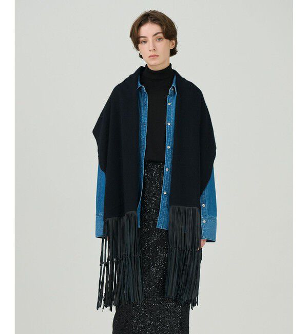 GRACE CONTINENTAL「フリンジストール」|ストール|