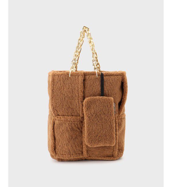 GRACE CONTINENTAL「LA フェイクボアバッグ」|トートバッグ|