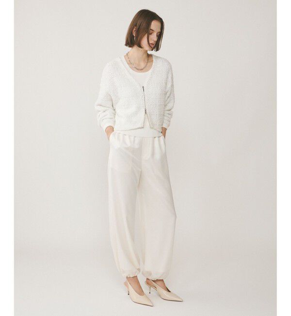 Diagram「ツイードニットzipカーディガン」|カーディガン|