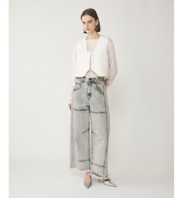 Diagram「ライン切替デニムパンツ」|デニム|