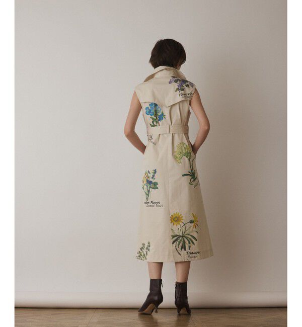 Diagram「プリントトレンチワンピース」|ワンピース|