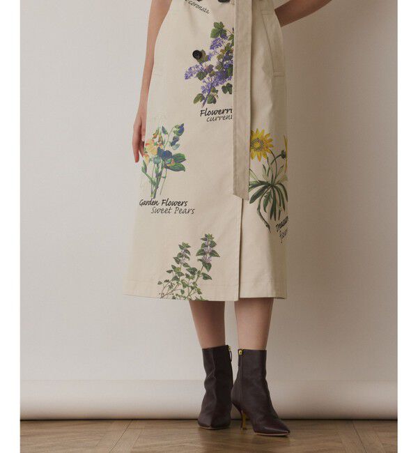 Diagram「プリントトレンチワンピース」|ワンピース|