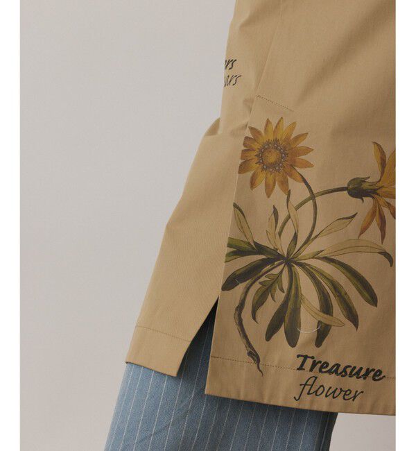 Diagram「プリントトレンチワンピース」|ワンピース|