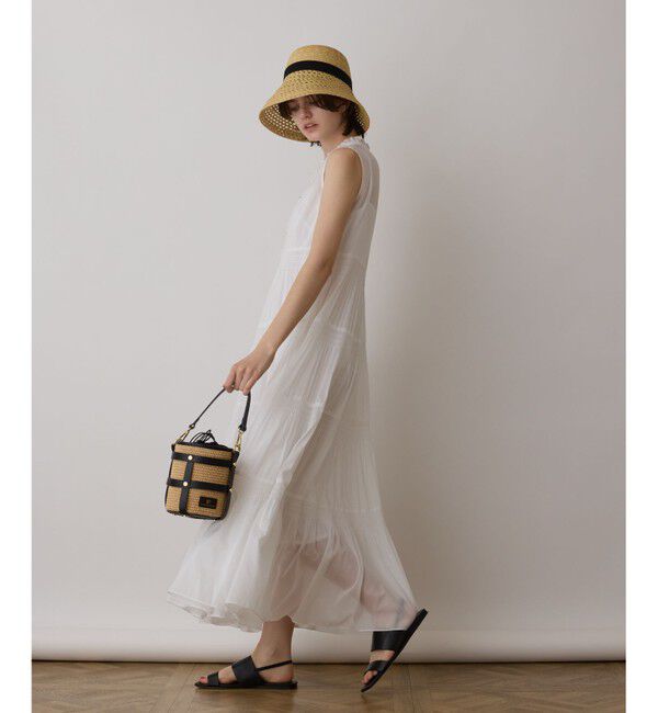 GRACE CONTINENTAL「ティアードマキシカフタンワンピース 」|ワンピース|