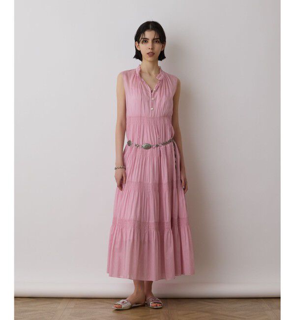 GRACE CONTINENTAL「ティアードマキシカフタンワンピース 」|ワンピース|