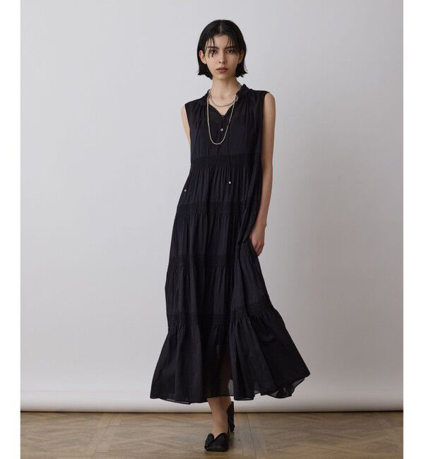 GRACE CONTINENTAL「ティアードマキシカフタンワンピース 」|ワンピース|