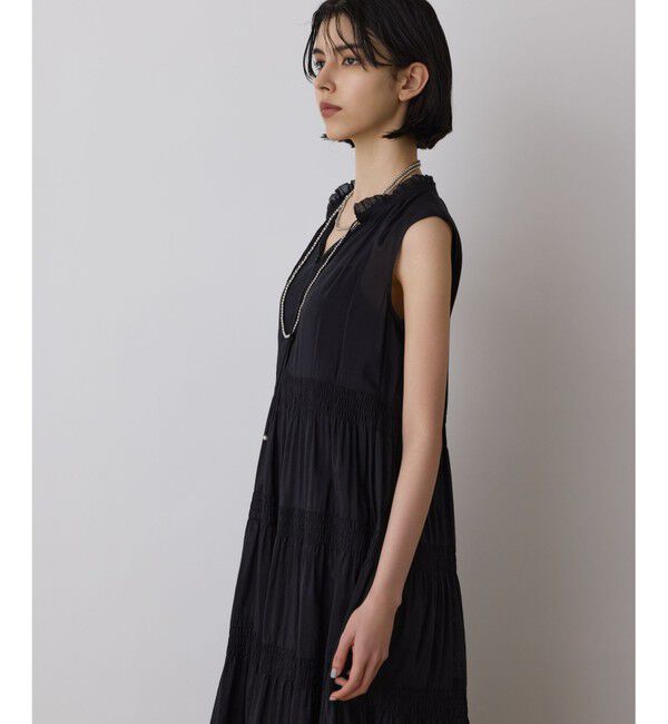 GRACE CONTINENTAL「ティアードマキシカフタンワンピース 」|ワンピース|