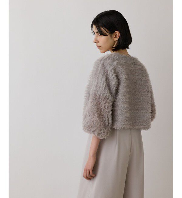 GRACE CONTINENTAL「フラワーチュール刺繍ブルゾン」|ブルゾン・スタジャン|