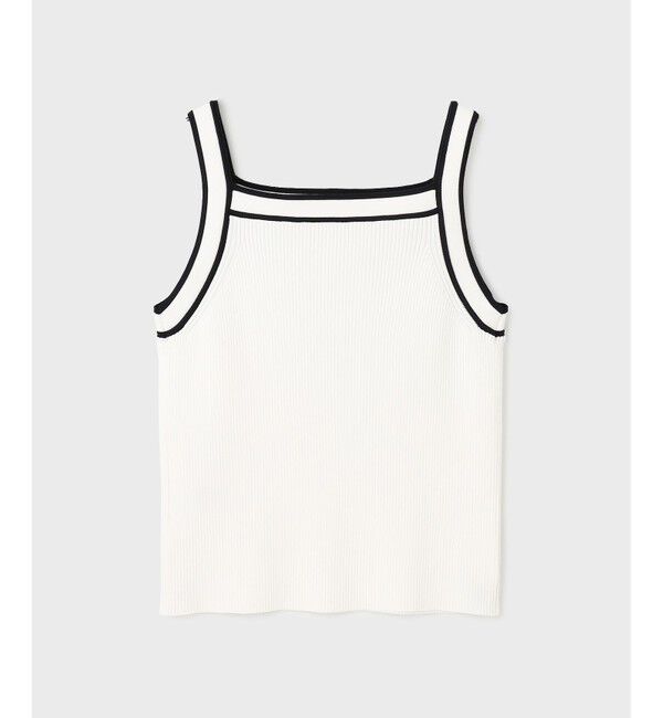 GRACE CONTINENTAL「バイカラーリブニットトップ」|その他|