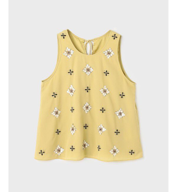 GRACE CONTINENTAL「ビジューノースリーブトップ」|その他|