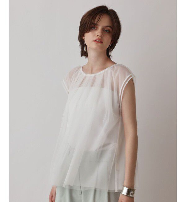 Diagram「チュールタックノースリーブ」|シャツ・ブラウス|