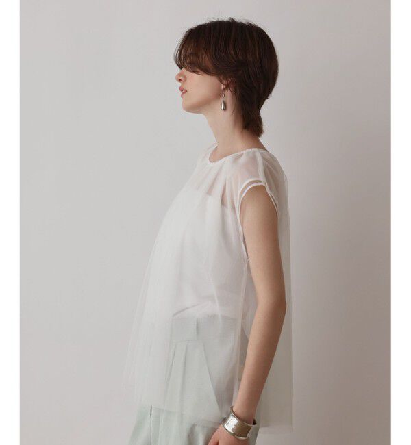 Diagram「チュールタックノースリーブ」|シャツ・ブラウス|