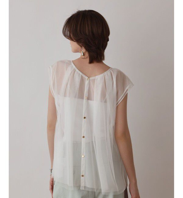 Diagram「チュールタックノースリーブ」|シャツ・ブラウス|