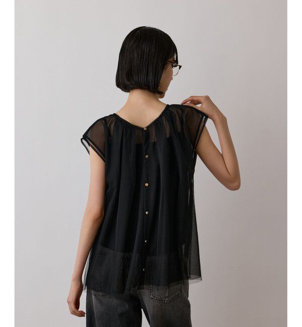 Diagram「チュールタックノースリーブ」|シャツ・ブラウス|