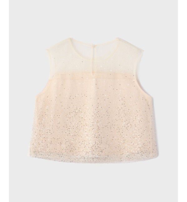 GRACE CONTINENTAL「ビーズ刺繍トップ」|Tシャツ・カットソー|