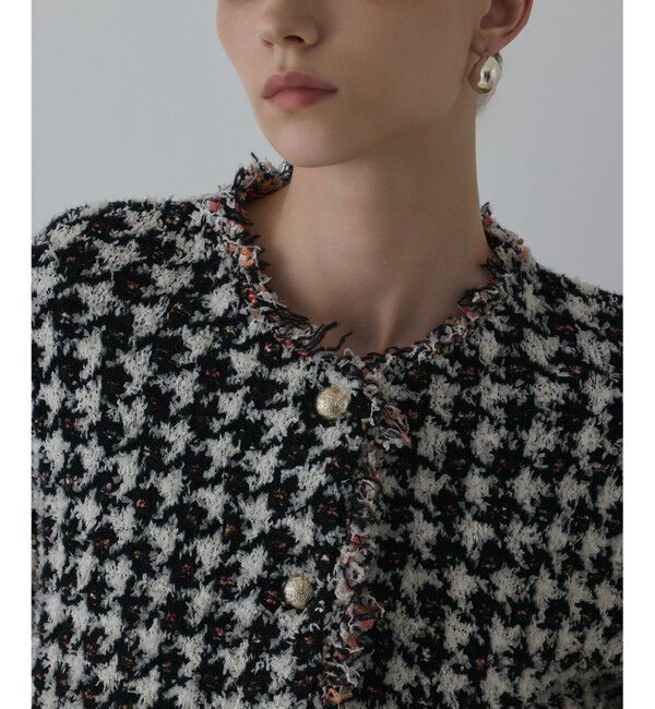 Diagram「ツイードニットショートカーディガン」|カーディガン|