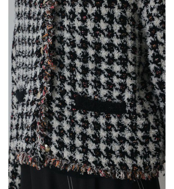 Diagram「ツイードニットショートカーディガン」|カーディガン|