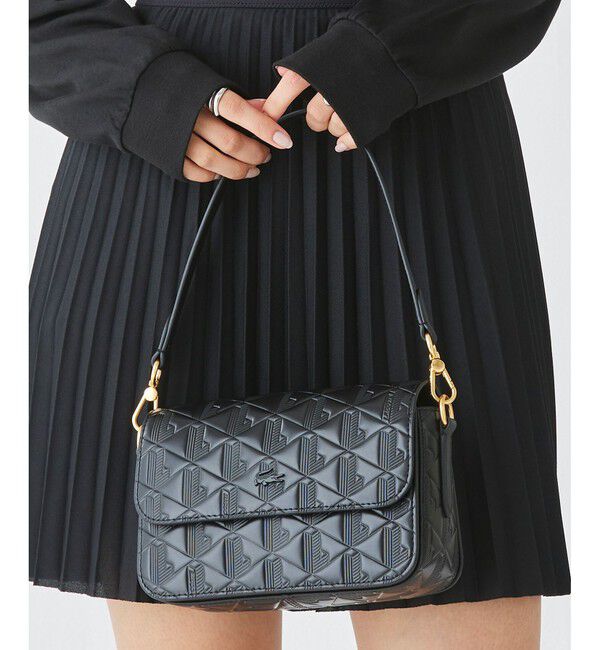 LACOSTE「マヘキ レザーメッセンジャーバッグ / ショルダーバッグ」|ショルダー・メッセンジャー|