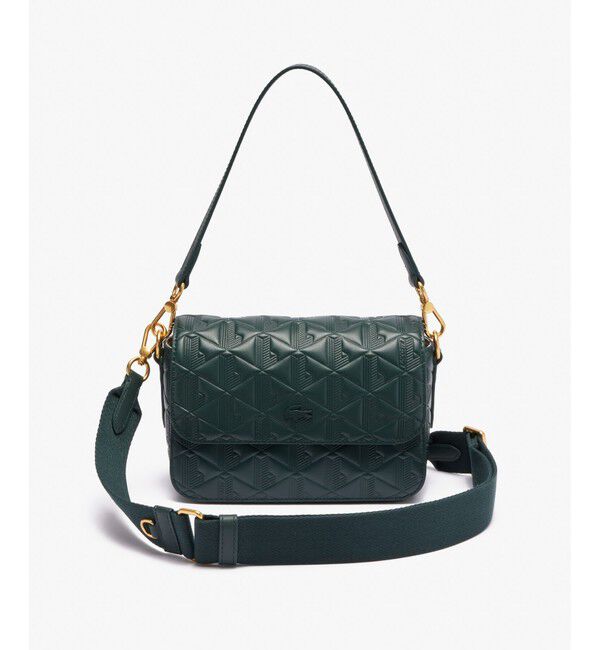 LACOSTE「マヘキ レザーメッセンジャーバッグ / ショルダーバッグ」|ショルダー・メッセンジャー|