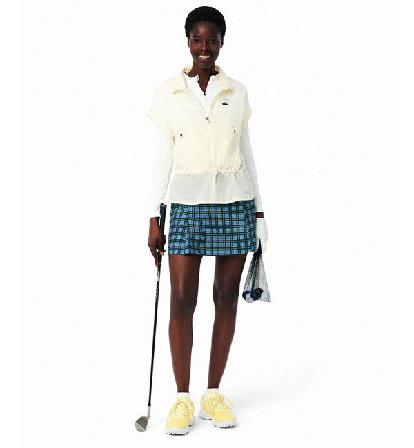 LACOSTE「ハイストレッチ ウルトラドライチェックゴルフスカート インナー付き」|スカート|