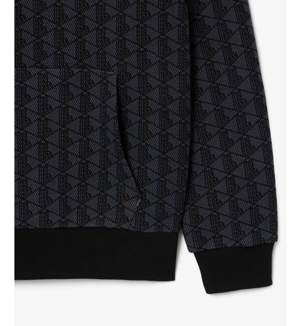 LACOSTE「オールオーバーモノグラムスウェットフーディー」|パーカー|