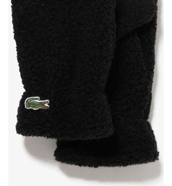 LACOSTE「リサイクル紡毛パイルグローブ」|手袋|