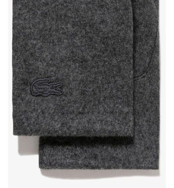LACOSTE「カシミヤブレンドウールジャージグローブ」|手袋|