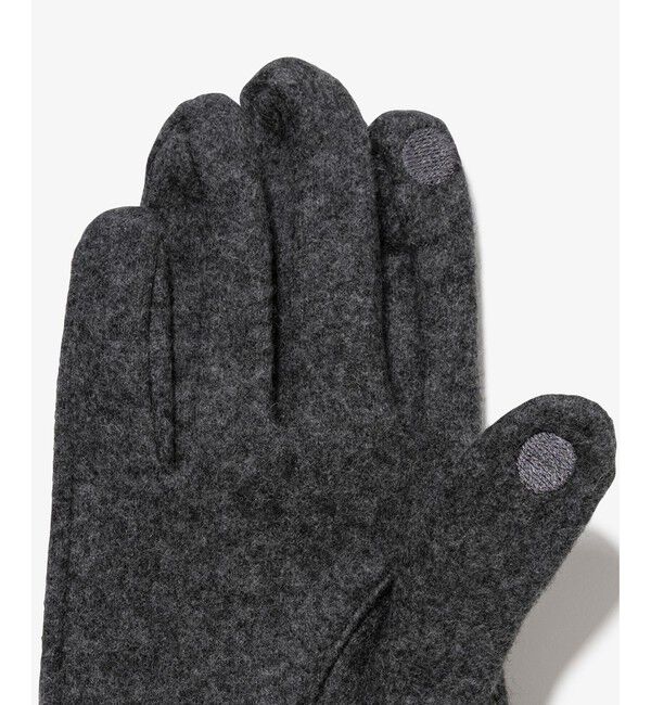 LACOSTE「カシミヤブレンドウールジャージグローブ」|手袋|