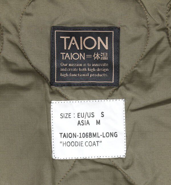 NOLLEY'S goodman「【TAION/タイオン】MILITALY HOOD LONG DOWN JKT 25AW」|ダウン|