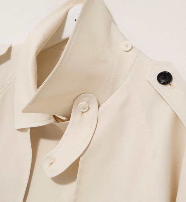 NOLLEY'S「NMPウォッシャブルショートトレンチコート」|ブルゾン・スタジャン|