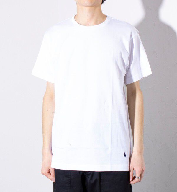 GLOSTER「【POLO RALPH LAUREN/ポロ ラルフ ローレン】クルーネックアンダーシャツ Tシャツ」|Tシャツ・カットソー|