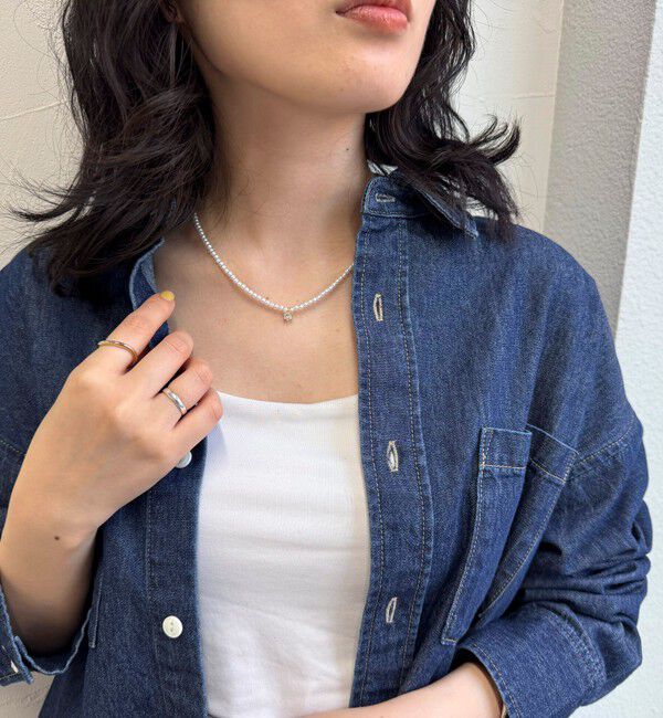 fredy emue「モチーフトップパールネックレス」|ネックレス|