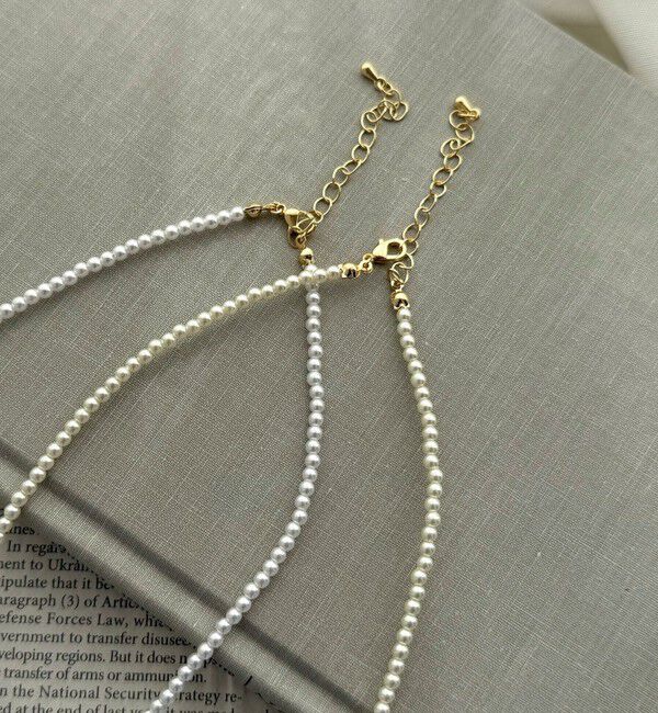 fredy emue「モチーフトップパールネックレス」|ネックレス|