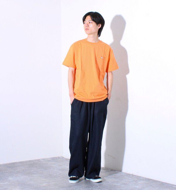 GLOSTER「【GLOSTER/グロスター】オープンエンド天竺フレブルポケT クルーネックTシャツ」|Tシャツ・カットソー|