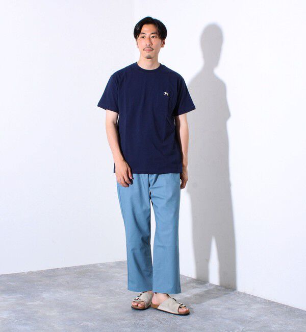 GLOSTER「【GLOSTER/グロスター】オープンエンド天竺フレブルポケT クルーネックTシャツ」|Tシャツ・カットソー|