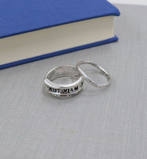 fredy emue「メッセージラベルセットリング」|リング|