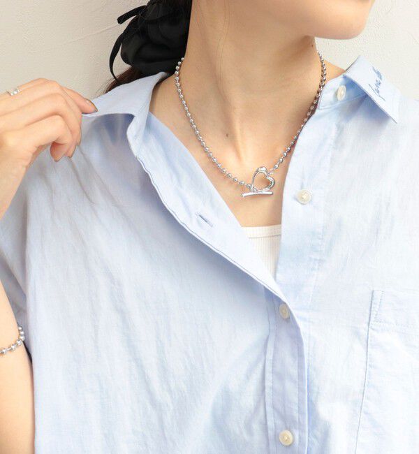 fredy emue「ハートマンテルボールチェーンネックレス」|ネックレス|
